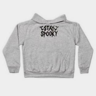 Stay Spooky in black Kids Hoodie